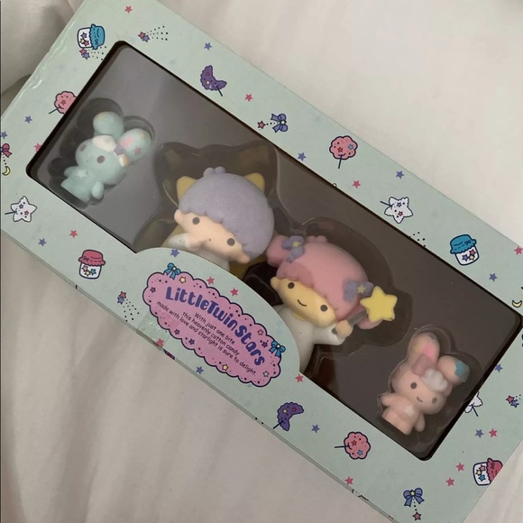 4x Little Twin Star Figure Collectible Figurine Set Sanrio Japan Kawaii Velvet - Picture 10 of 13